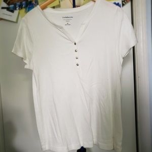 Croft & Barrow white tee